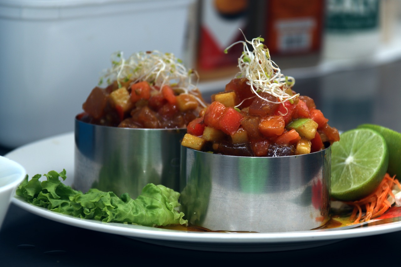 Une photographie d'un tartare de Chez Matairii